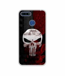 Amazon Brand - Solimo Designer Punisher Skull UV Printed Soft Back Case Mobile Cover for Huawei Honor 7A