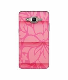 Amazon Brand - Solimo Designer Pink Flower Banch Print On Cloth 3D Printed Hard Back Case Mobile Cover for Samsung Galaxy J2 Prime