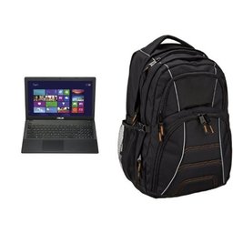 ASUS X551MAV-BING-SX1017B 15.6inch Notebook and AmazonBasics Laptop Backpack Bundle