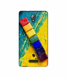 Amazon Brand - Solimo Designer Wax Color Blocks 3D Printed Hard Back Case Mobile Cover for Micromax Canvas Pace 4G Q416