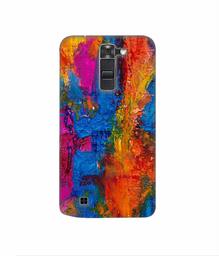 Amazon Brand - Solimo Designer Dark Multicolor Canvas 3D Printed Hard Back Case Mobile Cover for LG K7