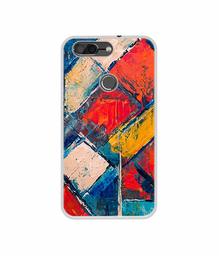 Amazon Brand - Solimo Designer Dark Multicolor Blocks UV Printed Soft Back Case Mobile Cover for InFocus Vision 3 Pro