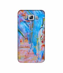 Amazon Brand - Solimo Designer Light Multicolor Canvas 3D Printed Hard Back Case Mobile Cover for Samsung Galaxy E7