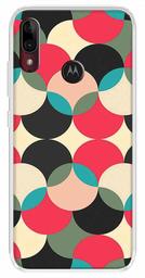 Amazon Brand - Solimo Designer Multicolor Colorful Circle Pattern Printed Soft Back Case Mobile Cover for Motorola Moto E6s / Motorola Moto E6 Plus