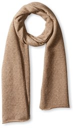 Thirty Five Kent Men's Cashmere Diamond Pattern Scarf, Natural