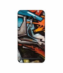 Amazon Brand - Solimo Designer Painting Texture 3D Printed Hard Back Case Mobile Cover for Asus Zenfone Selfie ZD551KL