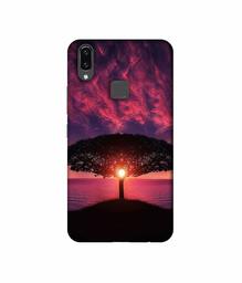 Amazon Brand - Solimo Designer Nature Digital Painting 3D Printed Hard Back Case Mobile Cover for Vivo V9 / V9 Pro