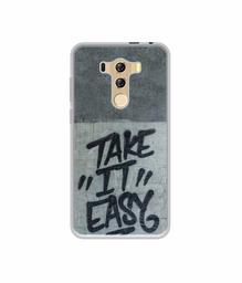 Amazon Brand - Solimo Designer Take It Easy UV Printed Soft Back Case Mobile Cover for I Kall K4