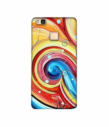 Amazon Brand - Solimo Designer Abstarct Color Mixing 3D Printed Hard Back Case Mobile Cover for Huawei P9 lite