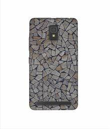 Amazon Brand - Solimo Designer Marble Pices 3D Printed Hard Back Case Mobile Cover for Lenovo A6600