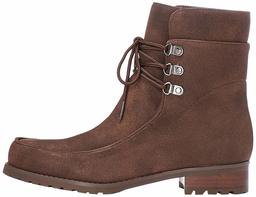 find. Botas de cordões para mulher, vermelho (Dk Tan), 41 EU