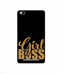 Amazon Brand - Solimo Designer Sparkle Girl Boss 3D Printed Hard Back Case Mobile Cover for Xiaomi Redmi 3S