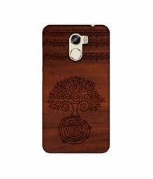 Amazon Brand - Solimo Designer Engraved Patten 3D Printed Hard Back Case Mobile Cover for Gionee X1