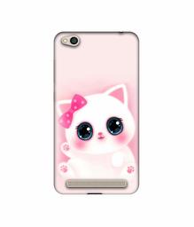 Amazon Brand - Solimo Designer Babby Kitty UV Printed Soft Back Case Mobile Cover for Mi Redmi 5A