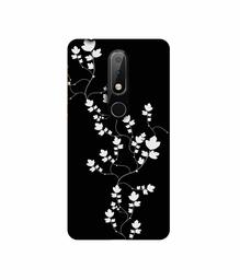 Amazon Brand - Solimo Designer Color Flowers 3D Printed Hard Back Case Mobile Cover for Nokia 6.1 Plus