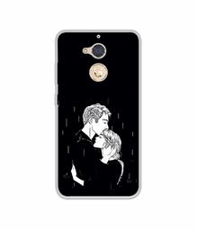 Amazon Brand - Solimo Designer Couples Standing in Rain UV Printed Soft Back Case Mobile Cover for Gionee S6 Pro