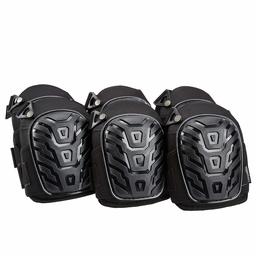 AmazonBasics Professional Gel Cushion Knee Pads, Black, 6-Pair