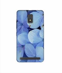 Amazon Brand - Solimo Designer Light Blue Flower Photography 3D Printed Hard Back Case Mobile Cover for Lenovo A6600