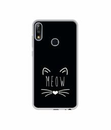 Amazon Brand - Solimo Designer Meow UV Printed Soft Back Case Mobile Cover for Asus ZenFone Max Pro M2