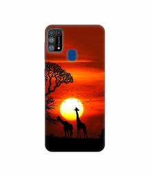 Amazon Brand - Solimo Designer Sunshade 3D Printed Hard Back Case Mobile Cover for Samsung Galaxy M31