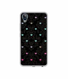 Amazon Brand - Solimo Designer Heart Texture UV Printed Soft Back Case Mobile Cover for Vivo Y91i