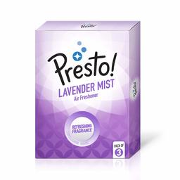 Amazon Brand - Presto! Air Freshener Pocket, Lavender Mist - 10 g (Pack of 3)