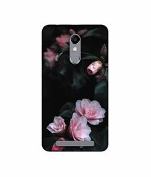 Amazon Brand - Solimo Designer Dark Flowers Photography UV Printed Soft Back Case Mobile Cover for Micromax Canvas Evok Power Q4260