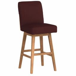 Amazon Brand – Stone & Beam Sophia Modern Swivel Kitchen Bar Stool, 43.3