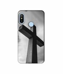 Amazon Brand - Solimo Designer Cross 3D Printed Hard Back Case Mobile Cover for Xiaomi Redmi 6 pro