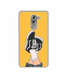 Amazon Brand - Solimo Designer Boy Shoes Pattern UV Printed Soft Back Case Mobile Cover for Huawei Honor 6X