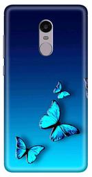 Amazon Brand - Solimo Designer Butterfly Design 3D Printed Hard Back Case Mobile Cover for Xiaomi Redmi Note 4