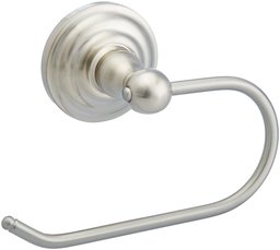 AmazonBasics AB-BR802-SN Traditional Euro Toilet Paper Holder, Satin Nickel