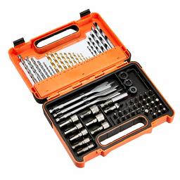 AmazonBasics Multi-Bits Set for Drill & Driver Accessory Kit, 71 Pieces