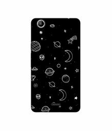 Amazon Brand - Solimo Designer Solar System 3D Printed Hard Back Case Mobile Cover for Micromax Canvas Selfie 2 Q340