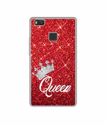 Amazon Brand - Solimo Designer Queen On Red Glitter UV Printed Soft Back Case Mobile Cover for Huawei Honor 8 Smart