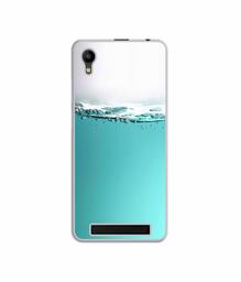 Amazon Brand - Solimo Designer Half Fill UV Printed Soft Back Case Mobile Cover for Mobiistar C1 Lite