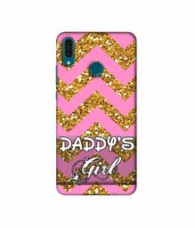 Amazon Brand - Solimo Designer Daddy's Girl 3D Printed Hard Back Case Mobile Cover for Huawei Y9 (2019)