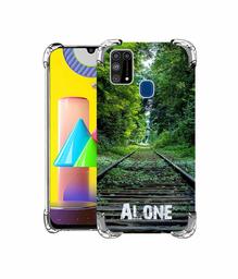 Amazon Brand - Solimo Designer Alone UV Printed Soft Back Case Mobile Cover for Samsung Galaxy M31