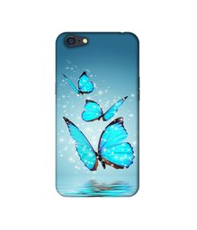 Amazon Brand - Solimo Designer Flying Butterflies 3D Printed Hard Back Case Mobile Cover for Oppo A71