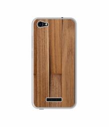 Amazon Brand - Solimo Designer Wooden Art UV Printed Soft Back Case Mobile Cover for Lava Z61