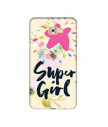 Amazon Brand - Solimo Designer Super Girl 3D Printed Hard Back Case Mobile Cover for Samsung Galaxy C7 Pro