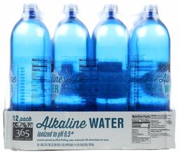 365 Everyday Value Alkaline Water 12 Pack, 609.28 Fl oz