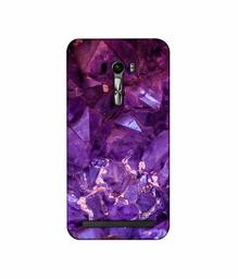 Amazon Brand - Solimo Designer Purpal Stone 3D Printed Hard Back Case Mobile Cover for Asus Zenfone Selfie ZD551KL