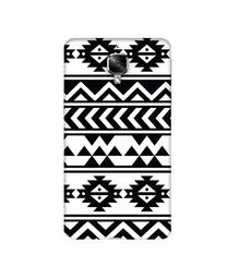 Amazon Brand - Solimo Designer Multi Shape Texture 3D Printed Hard Back Case Mobile Cover for OnePlus 3 / OnePlus 3T