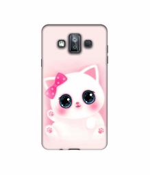 Amazon Brand - Solimo Designer Babby Kitty 3D Printed Hard Back Case Mobile Cover for Samsung Galaxy J7 Duo