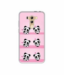 Amazon Brand - Solimo Designer Panda Pattern UV Printed Soft Back Case Mobile Cover for I Kall K4