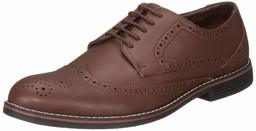 Amazon Brand - Symbol Men's Brown PU Formal Shoes - 10 UK (AZ-SY-439)