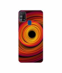 Amazon Brand - Solimo Designer Circle Patternn 3D Printed Hard Back Case Mobile Cover for Samsung Galaxy M31