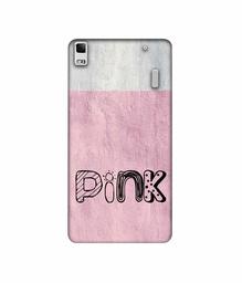 Amazon Brand - Solimo Designer Pink 3D Printed Hard Back Case Mobile Cover for Lenovo K3 Note