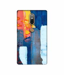 Amazon Brand - Solimo Designer Canvas with Blue Paint 3D Printed Hard Back Case Mobile Cover for Lenovo Phab2 Plus